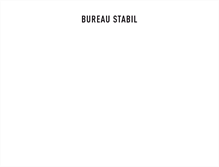 Tablet Screenshot of bureaustabil.de